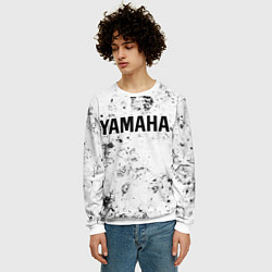 Свитшот мужской Yamaha dirty ice, цвет: 3D-белый — фото 2