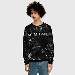 Свитшот мужской AC Milan black ice, цвет: 3D-черный — фото 2