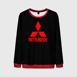 Мужской свитшот Mitsubishi red logo