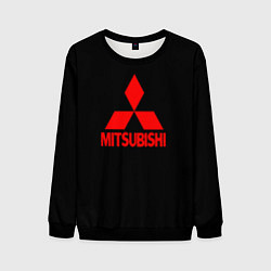 Мужской свитшот Mitsubishi red logo