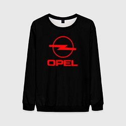 Мужской свитшот Opel red logo auto