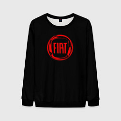 Мужской свитшот FIAT logo red