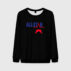Свитшот мужской All stars logo, цвет: 3D-черный