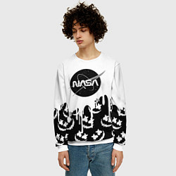 Свитшот мужской Marshmello x Nasa, цвет: 3D-белый — фото 2