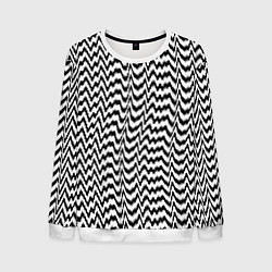 Мужской свитшот Черно-белые кривые