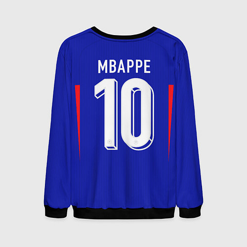 Мужской свитшот Мбаппе Евро 2024 сборная Франции домашняя / 3D-Черный – фото 2