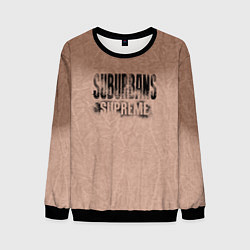 Свитшот мужской Suburbans supreme: beige, цвет: 3D-черный