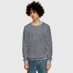 Свитшот мужской Отпечатки, цвет: 3D-меланж — фото 2