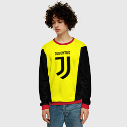 Свитшот мужской Juventus sport geometry yellow, цвет: 3D-красный — фото 2