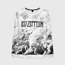 Свитшот мужской Led Zeppelin white graphite, цвет: 3D-белый