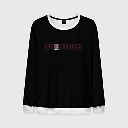 Свитшот мужской Life is strange logo, цвет: 3D-белый