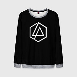 Мужской свитшот Linkin park logo white