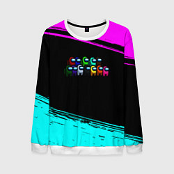 Мужской свитшот Among us neon colors