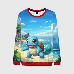 Свитшот мужской Pokemon Squirtle, цвет: 3D-красный