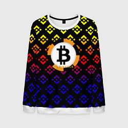 Мужской свитшот Bitcoin binance