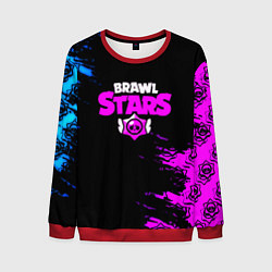 Мужской свитшот Brawl stars neon colors