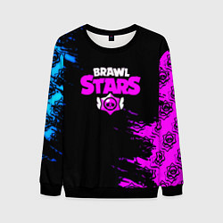 Мужской свитшот Brawl stars neon colors