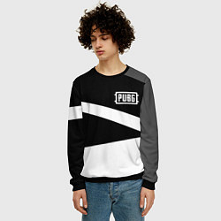 Свитшот мужской PUBG online geometry, цвет: 3D-черный — фото 2