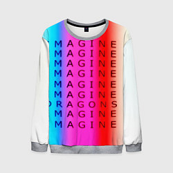 Мужской свитшот Imagine Dragons neon rock