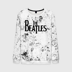 Свитшот мужской The Beatles dirty ice, цвет: 3D-белый