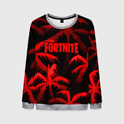 Свитшот мужской Fortnite tropic red, цвет: 3D-меланж