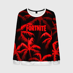 Свитшот мужской Fortnite tropic red, цвет: 3D-белый