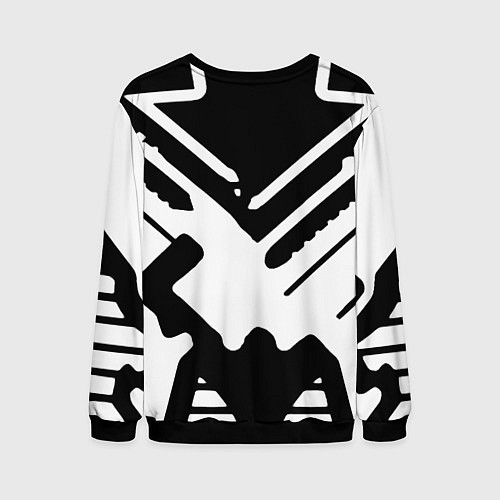 Мужской свитшот Rainbow six паттерн дигл / 3D-Черный – фото 2