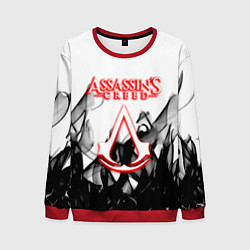 Мужской свитшот Assassins Creed огненное лого гейм