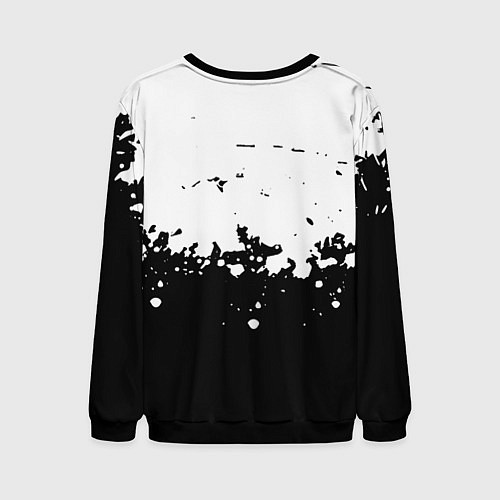 Мужской свитшот Рокстар краски / 3D-Черный – фото 2