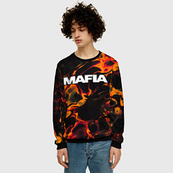 Свитшот мужской Mafia red lava, цвет: 3D-черный — фото 2