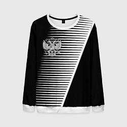 Мужской свитшот Герб текстура геомтерия