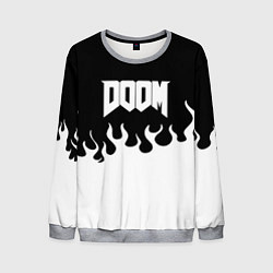 Мужской свитшот Doom fire white