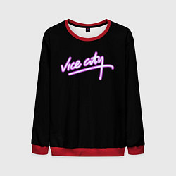 Мужской свитшот Vice city logo neon