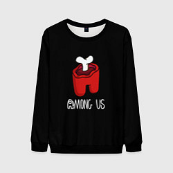 Мужской свитшот Among us logo red