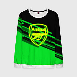 Мужской свитшот Arsenal geometry line green