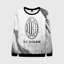 Свитшот мужской AC Milan - white gradient, цвет: 3D-черный