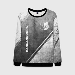 Свитшот мужской Danganronpa - grey gradient вертикально, цвет: 3D-черный