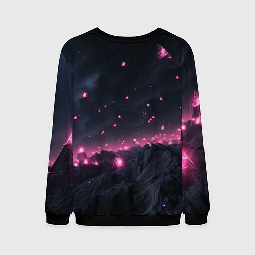 Мужской свитшот Темный ультрамарин Warhammer 40000 space marine 2 / 3D-Черный – фото 2