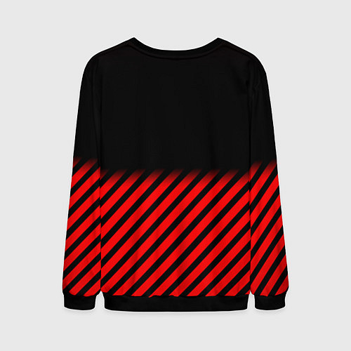 Мужской свитшот RUST geometry / 3D-Черный – фото 2