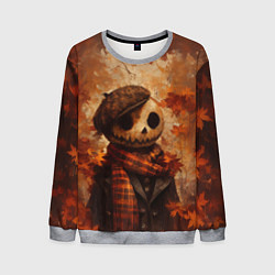 Мужской свитшот Тыквенный Джек в кепке