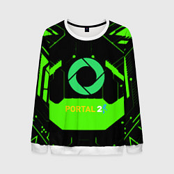 Мужской свитшот Portal game pattern