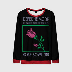 Свитшот мужской Depeche Mode - Rose Bowl, цвет: 3D-красный