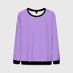 Свитшот мужской Эмоция страха - сиреневый, цвет: 3D-черный