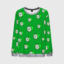 Мужской свитшот Лимонный паттерн