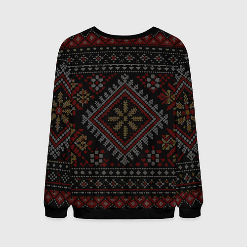 Мужской свитшот Верь в себя не сдавайся / 3D-Черный – фото 2