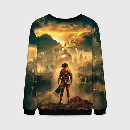 Мужской свитшот Герой Greedfall 2 the dying world / 3D-Черный – фото 2