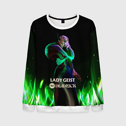 Свитшот мужской Lady Geist Deadlock, цвет: 3D-белый