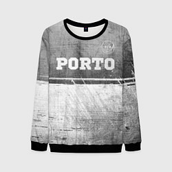 Свитшот мужской Porto - grey gradient посередине, цвет: 3D-черный