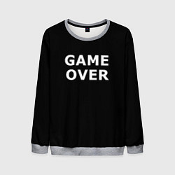 Мужской свитшот Game over white logo