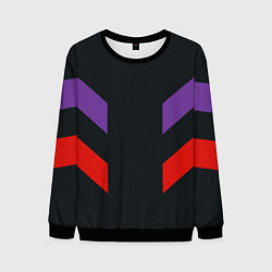 Свитшот мужской Ретро текстура 90-х спортивная, цвет: 3D-черный